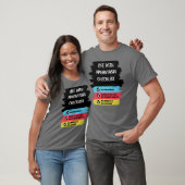 Life with Aphantasia Checklist T-shirt (Unisex)