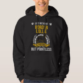 Life Without Border Collie Is Pointless Dog Hoodie (Voorkant)