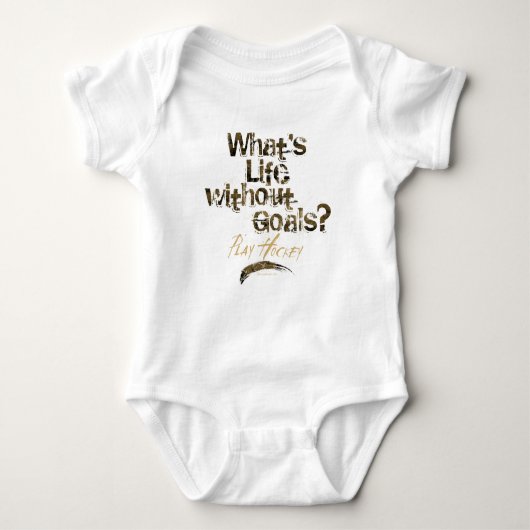 Life without Goals (Hockey) Baby-pak Romper (Voorkant)