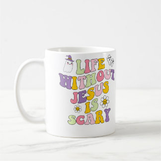 Life Without Jesus Is Scary Christian Halloween Koffiemok