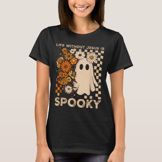 Life Without Jesus Is Soky Floral Christian Hallow T-shirt (Voorkant)
