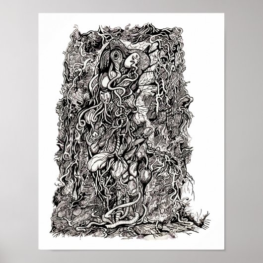 Life without Skin, door Brian Benson Poster (Voorkant)