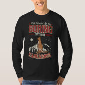 Life would be so boring without Kangaroos T-shirt (Voorkant)