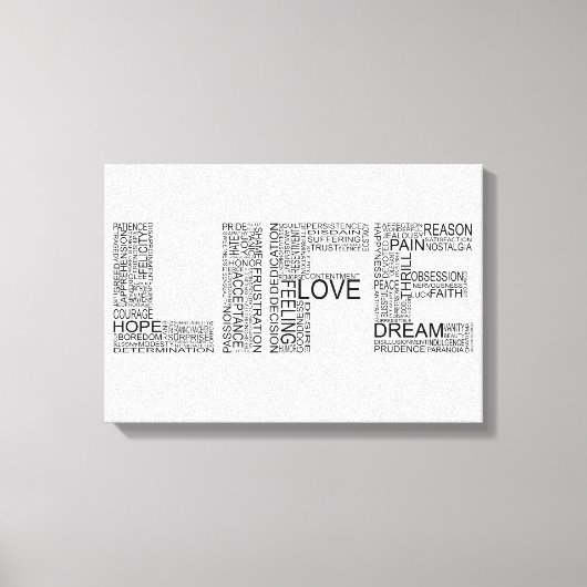 Life Wrapped Canvas Art (Voorkant)