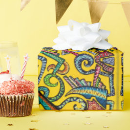 Life Wrapping Paper Cadeaupapier