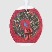 Life Wreath Acryl Ornament (voorkant)
