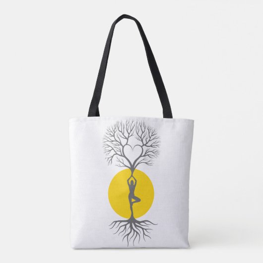 Life Yoga Tote Bag (Achterkant)
