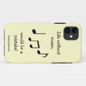 Life Zonder muziek iPhone 5 Hoesje (Achterkant (horizontaal))