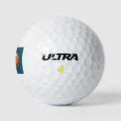 Lifebuoiring drijvend op water golfballen (Logo)