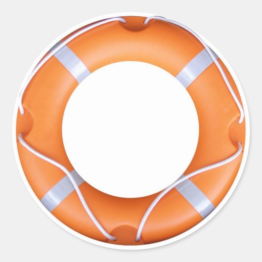 Lifebuoy Ronde Sticker (Voorkant)