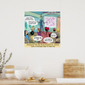 LifeCoach Klasse Airlines Grappige Poster (Keuken)