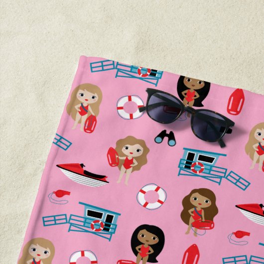 Lifeguard Beach Towel Strandlaken (In situ)