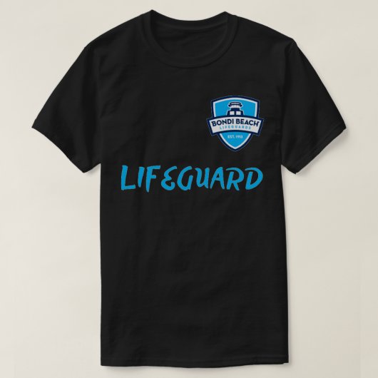 Lifeguard bondi strand 6 t-shirt (Design voorkant)