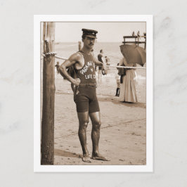 Lifeguard Brighton Beach 1905 Briefkaart