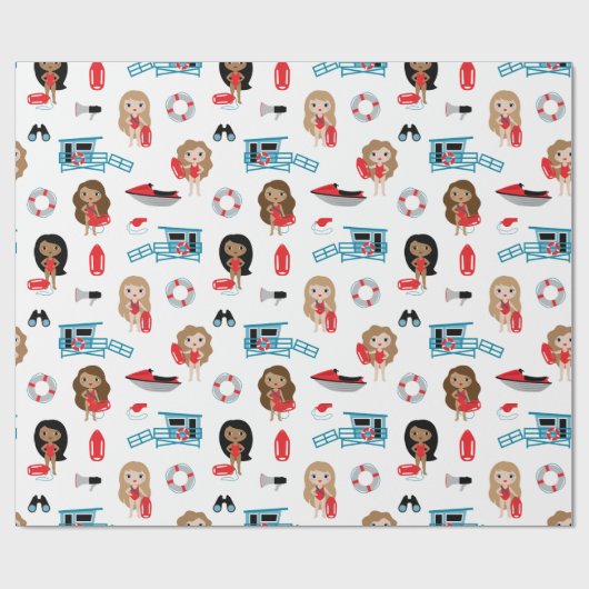 Lifeguard Cadeaupapier (Vlak)