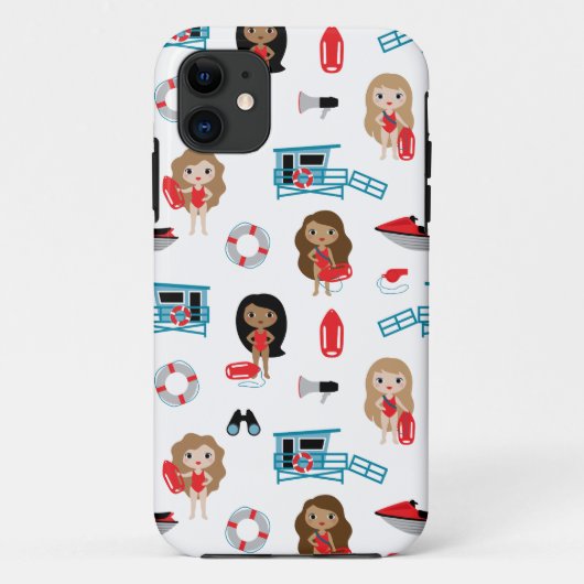 Lifeguard Case-Mate iPhone Case (Achterkant)