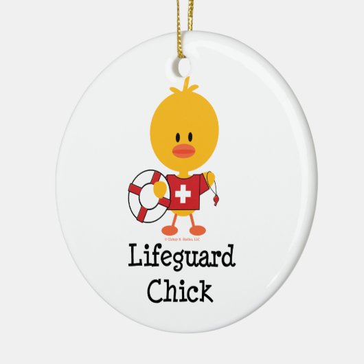 Lifeguard Chick Ornament (Links)
