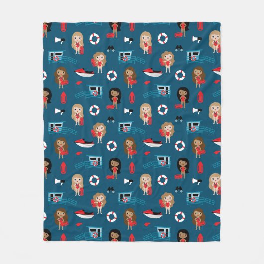 Lifeguard Fleece Blanket (Voorkant)