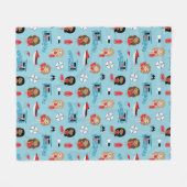 Lifeguard Fleece Blanket Deken (Voorkant (Horizontaal))