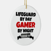 Lifeguard Gamer Keramisch Ornament (Rechts)