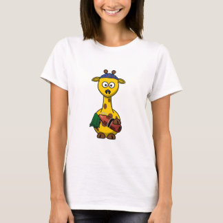 Lifeguard Giraffe Cartoon T-shirt