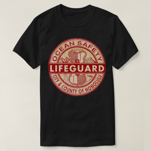 Lifeguard Honolulu T-shirt (Design voorkant)