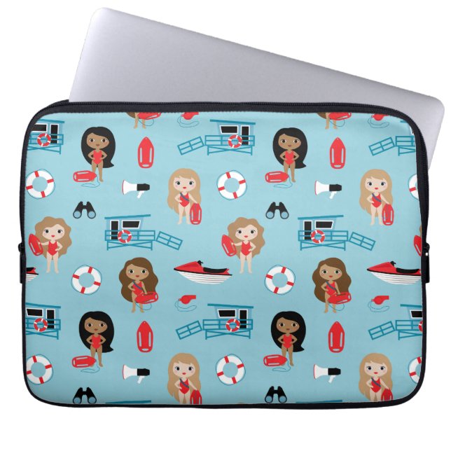 Lifeguard-laptophoes Laptop Sleeve (Voorkant)