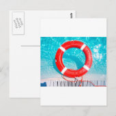 Lifeguard Lifesaver Briefkaart (Voorkant / Achterkant)