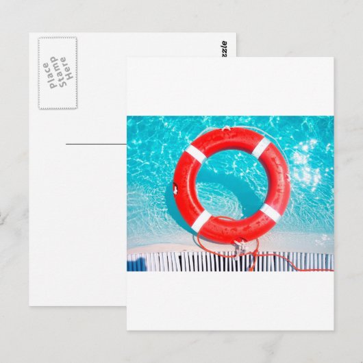 Lifeguard Lifesaver Briefkaart (Voorkant / Achterkant)