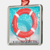 Lifeguard Lifesaver Metalen Ornament (Links)