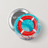 Lifeguard Lifesaver Ronde Button 5,7 Cm (Voorkant /achterkant)