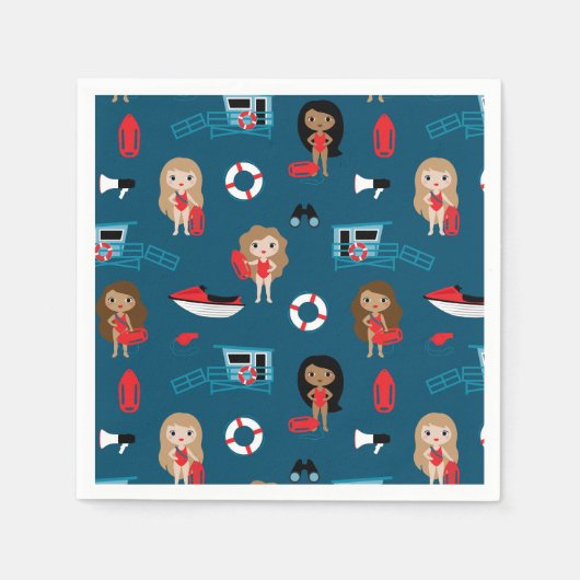 Lifeguard Napkins Servet (Voorkant)