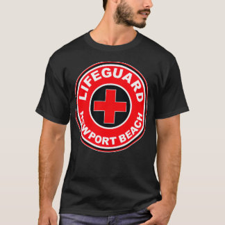 Lifeguard Newport Beach California Swim Swimming S T-shirt