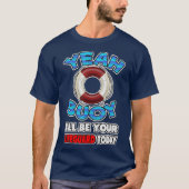 Lifeguard Shirt YEAH BUOY Ik zal je badmeester zij (Voorkant)