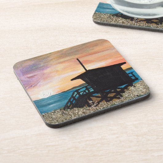 Lifeguard Stand Bier Onderzetter (Linkerzijde)