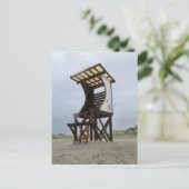 Lifeguard Stand Wright tsville Beach Briefkaart (Staand voorkant)