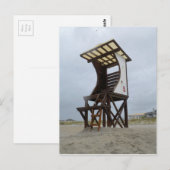 Lifeguard Stand Wright tsville Beach Briefkaart (Voorkant / Achterkant)