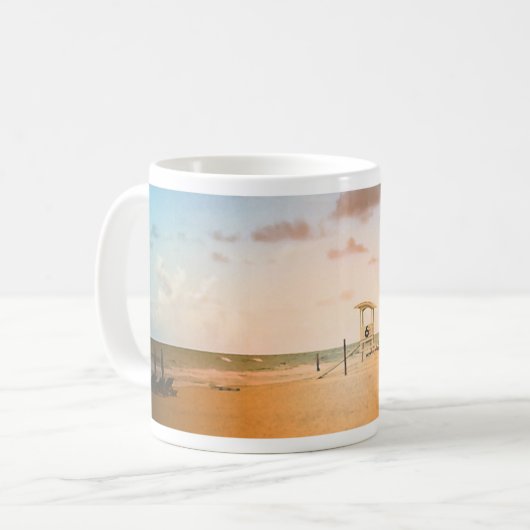 Lifeguard-station #6 koffiemok (Voorkant links)