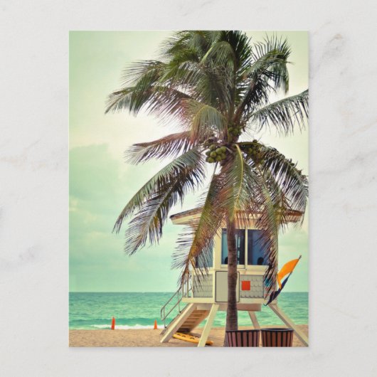 Lifeguard-station |Florida Briefkaart (Voorkant)