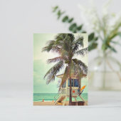 Lifeguard-station |Florida Briefkaart (Staand voorkant)