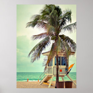 Lifeguard-station  Florida Poster