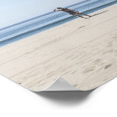 Lifeguard Station op een strand Poster (Hoek)