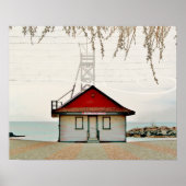 Lifeguard-station Poster (Voorkant)
