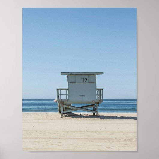 Lifeguard-station Poster (Voorkant)