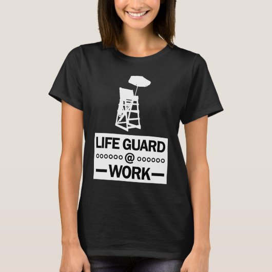 LifeGuard Swimming Swimmer Beach Swimming Pool T-shirt (Voorkant)