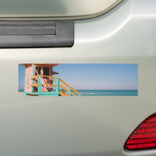 Lifeguard Tower Bumpersticker (Op auto)