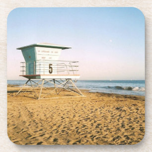 Lifeguard Tower in Santa Cruz Bier Onderzetter