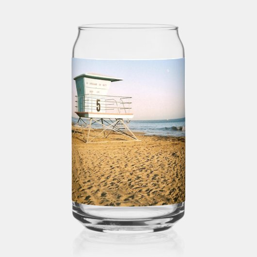 Lifeguard Tower in Santa Cruz Blikvorm Glas (Voorkant)