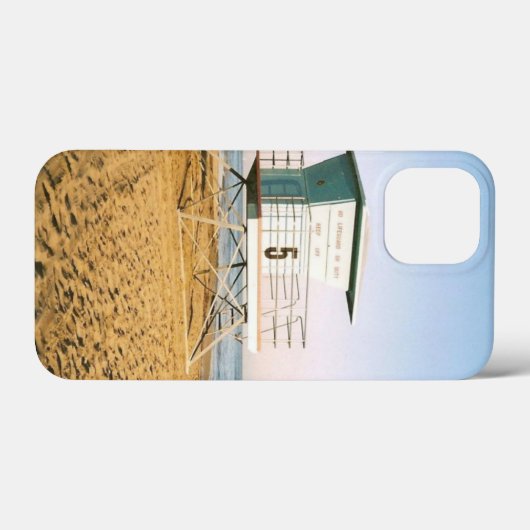 Lifeguard Tower in Santa Cruz Case-Mate iPhone Case (Achterkant (horizontaal))