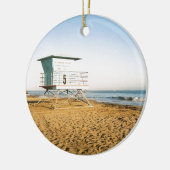 Lifeguard Tower in Santa Cruz Keramisch Ornament (Links)